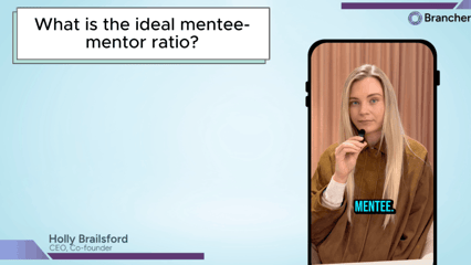 mentee-mentor ratio