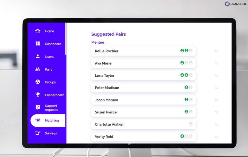 mentor matching software